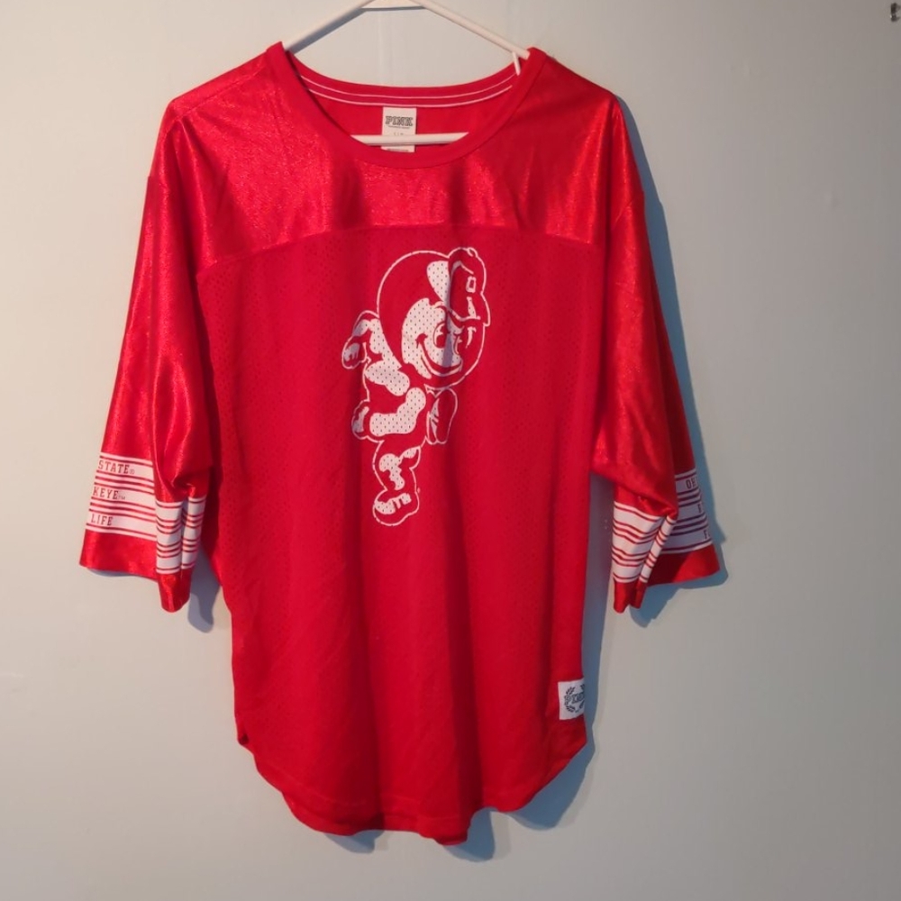 Victoria's Secret pink Ohio State jersey